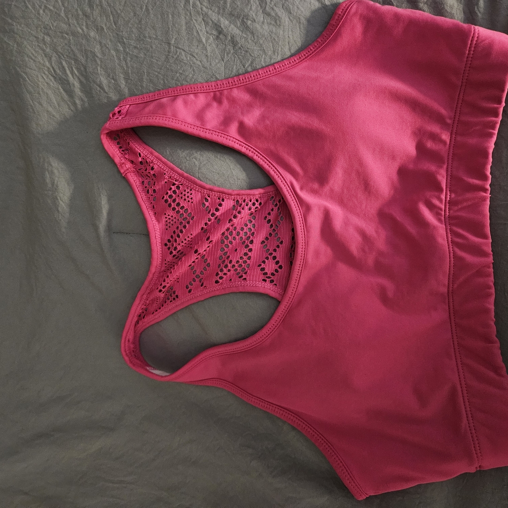 Women's Pink Sports Bra